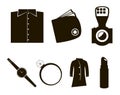 Vector accessories icon set