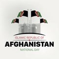 Vector Afghanistan National Day flag, Afghanistan flag illustration, Afghanistan flag picture, Afghanistan flag image