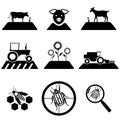 Vector agricultural set