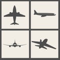 Vector airplane icons