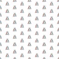Vector algorithm, coding block schemes pattern with various icons. Symbol texture design.