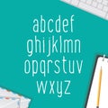 Vector alphabet.