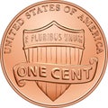 vector American coin one cent, penny