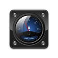Vector ammeter icon Royalty Free Stock Photo