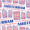 Vector Amsterdam Seamless Pattern