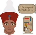 Pharaoh Hatsepshut Royalty Free Stock Photo