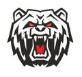 Vector Angry Bear Royalty Free Stock Photo