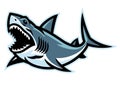 Angry Shark Logo Mascot
