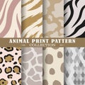 Ctor animal print seamless pattern