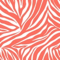 Vector animal print. Zebra ornament. Seamless pattern