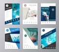 Vector annual report brochure flyer operating room background