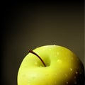 Vector apple illustration Royalty Free Stock Photo