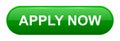 Vector apply now green web button Royalty Free Stock Photo