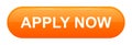 Vector apply now orange web button Royalty Free Stock Photo
