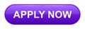 Vector apply now purple web button Royalty Free Stock Photo