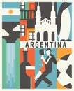 Vector Argentina background