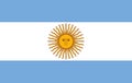 Vector Argentina flag, Argentina flag illustration, Argentina flag picture, Argentina flag image Royalty Free Stock Photo