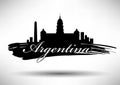 Vector Argentina Skyline Design