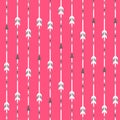 Vector arrow clip art set on pink background Royalty Free Stock Photo