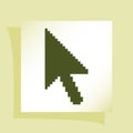 Vector arrow cursor icon