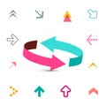 Vector Arrow Symbols Collection.