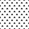 Vector arrows background - hand drawn design. Seamless stylish pattern Royalty Free Stock Photo
