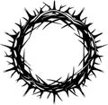 Crown of Thorns Easter Vector Design