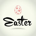 Vector: art free writing letters easter