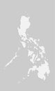 Vector Asia country map Philippines, info graphic Royalty Free Stock Photo