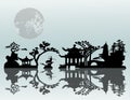 Vector Asian Landscape