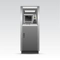 Vector ATM Bank Cash Machine Isolated