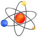 Vector atom icon