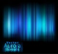 Vector aurora lights background