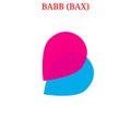 Vector BABB (BAX) logo Royalty Free Stock Photo