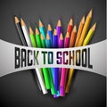 Vector Back to school poster