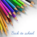 Vector Back to school poster