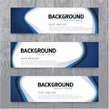 Vector background banner Collection horizontal business set tem Royalty Free Stock Photo