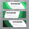 Vector background banner Collection horizontal business set tem Royalty Free Stock Photo