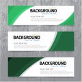 Vector background banner Collection horizontal business set tem Royalty Free Stock Photo