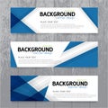 Vector background banner Collection horizontal business set tem Royalty Free Stock Photo