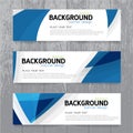 Vector background banner Collection horizontal business set tem Royalty Free Stock Photo