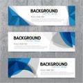 Vector background banner Collection horizontal business set tem