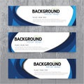 Vector background banner Collection horizontal business set Royalty Free Stock Photo