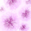 Vector background with flowers