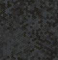 Vector background of grey dust digital hex camoflage pattern