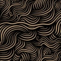 Vector background of hair strands, waves, curls.