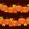 Vector background Halloween pumpkin Royalty Free Stock Photo