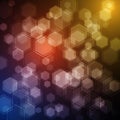 Vector background with hexagons.Modern abstract design