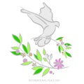 Vector background for International Day of peace. Concept illustration with dove of peace, olive branch. International Peace Royalty Free Stock Photo