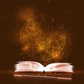 Vector background magic and sorcery, evil and good magic Royalty Free Stock Photo